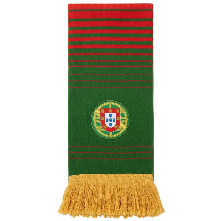 J4K Inc. Portugal World Cup Scarf | 67x7" Fan Accessory