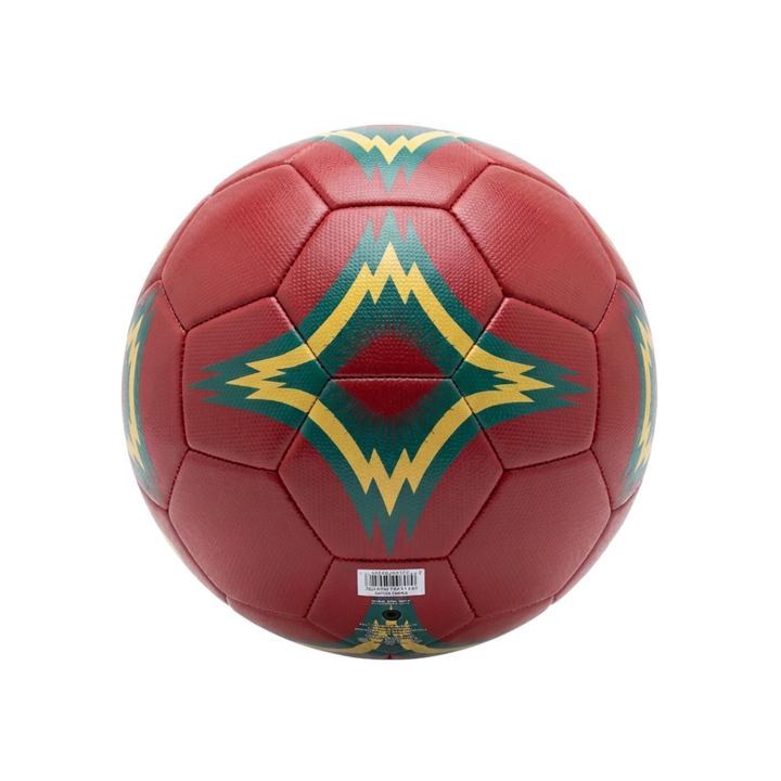 Icon Sports Portugal No. 7 Soccer Ball, Maroon/Gold/Green, Official Licensed