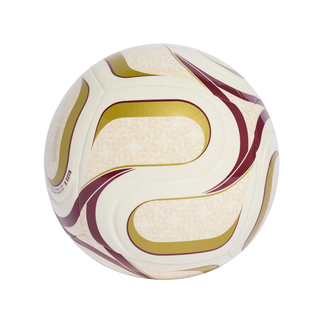 Adidas Trionda Spain Away Club Soccer Ball Size 5 White Gold Burgundy