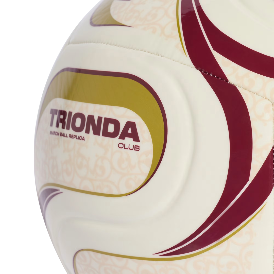 Adidas Trionda Spain Away Club Soccer Ball Size 5 White Gold Burgundy
