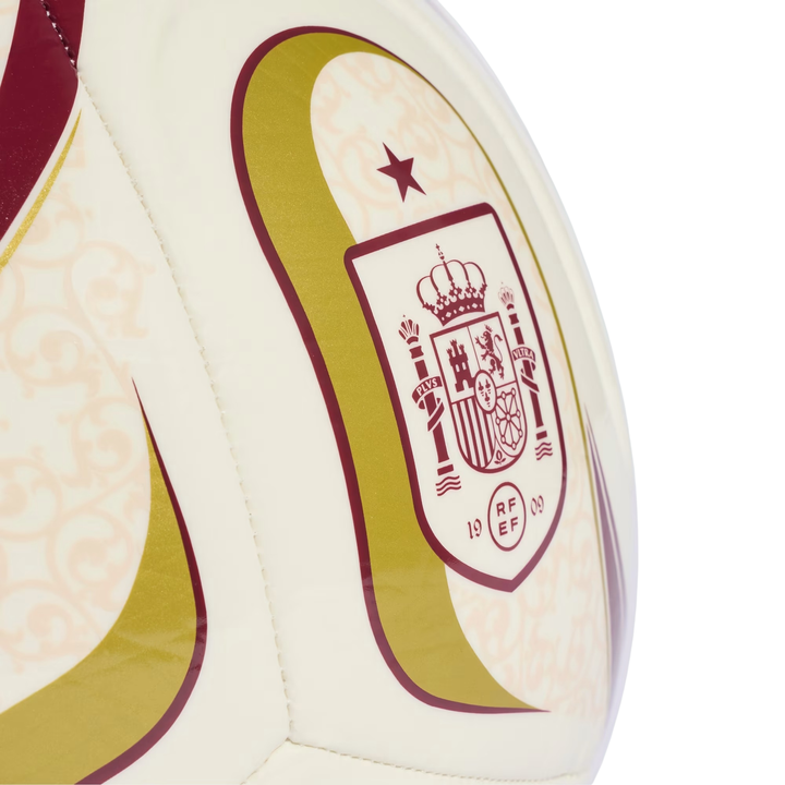 Adidas Trionda Spain Away Club Soccer Ball Size 5 White Gold Burgundy