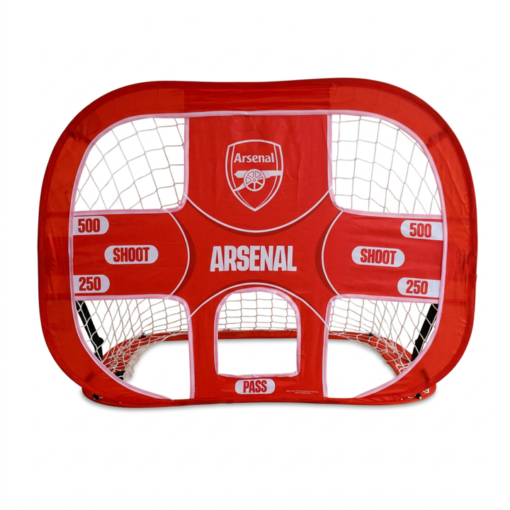 Hy-Pro Arsenal FC 2 in 1 Pop Up Soccer Target Goal Portable Net Carry Bag