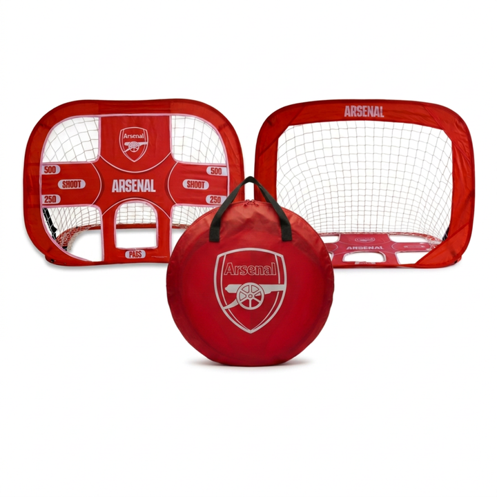 Hy-Pro Arsenal FC 2 in 1 Pop Up Soccer Target Goal Portable Net Carry Bag