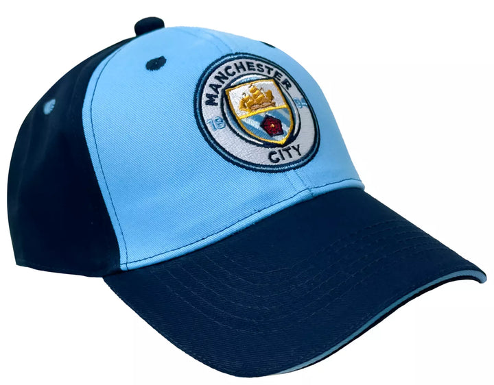 Manchester City FC Fan Ink Two-Tone Snapback Hat - Officially Licensed image 1
