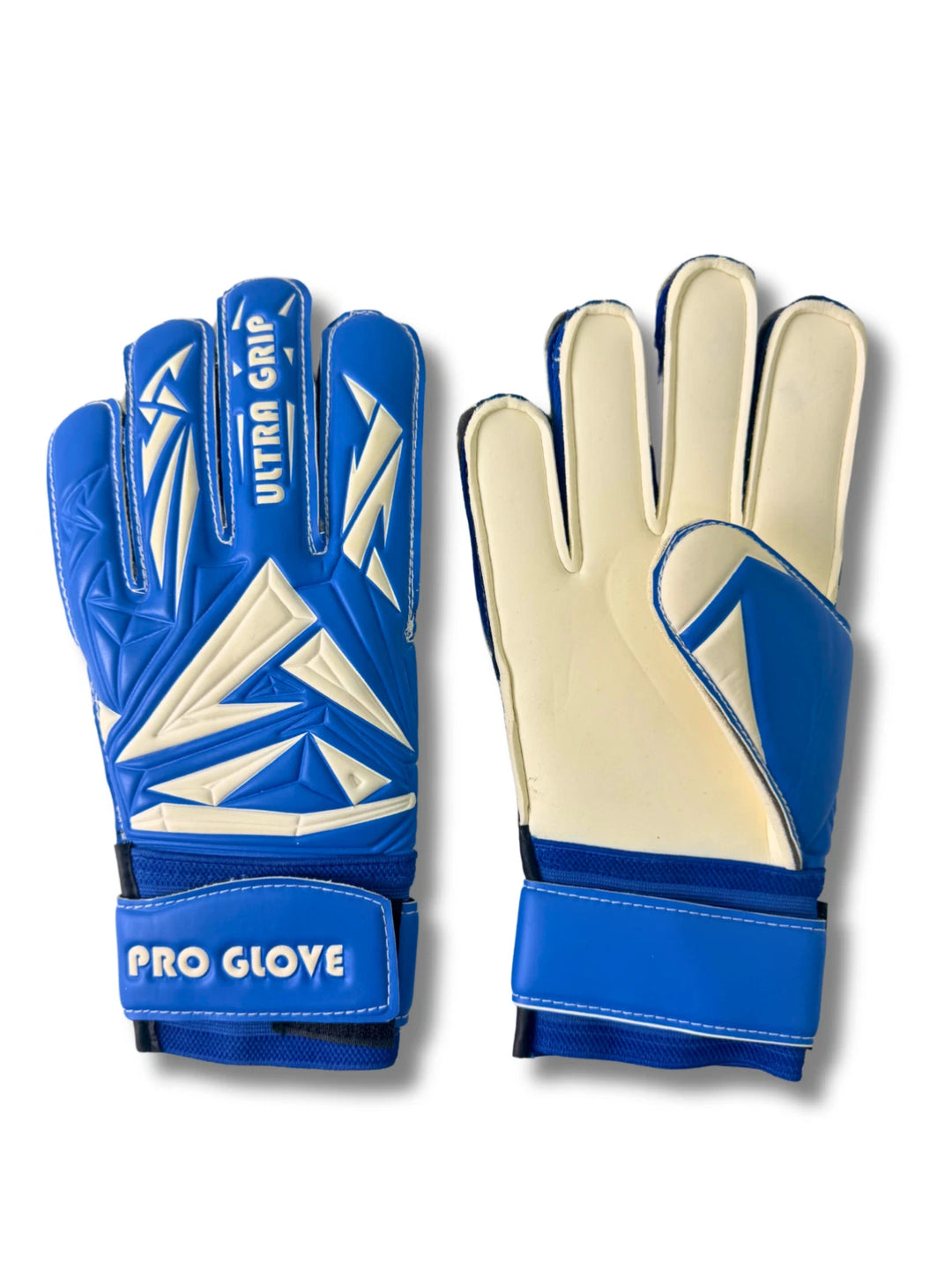 Just 4 Kicks Ultra Grip Goalie Gloves - White &amp; Blue image 2