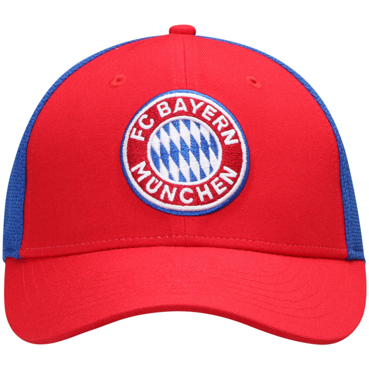 Fan Ink FC Bayern Munich Stretch Fit Hat | Red &amp; Blue Bundesliga Soccer Cap