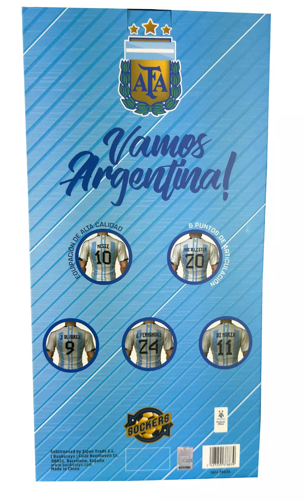 Official Lionel Messi 12-Inch Action Figure - Sockers by Banbo Toys image 5