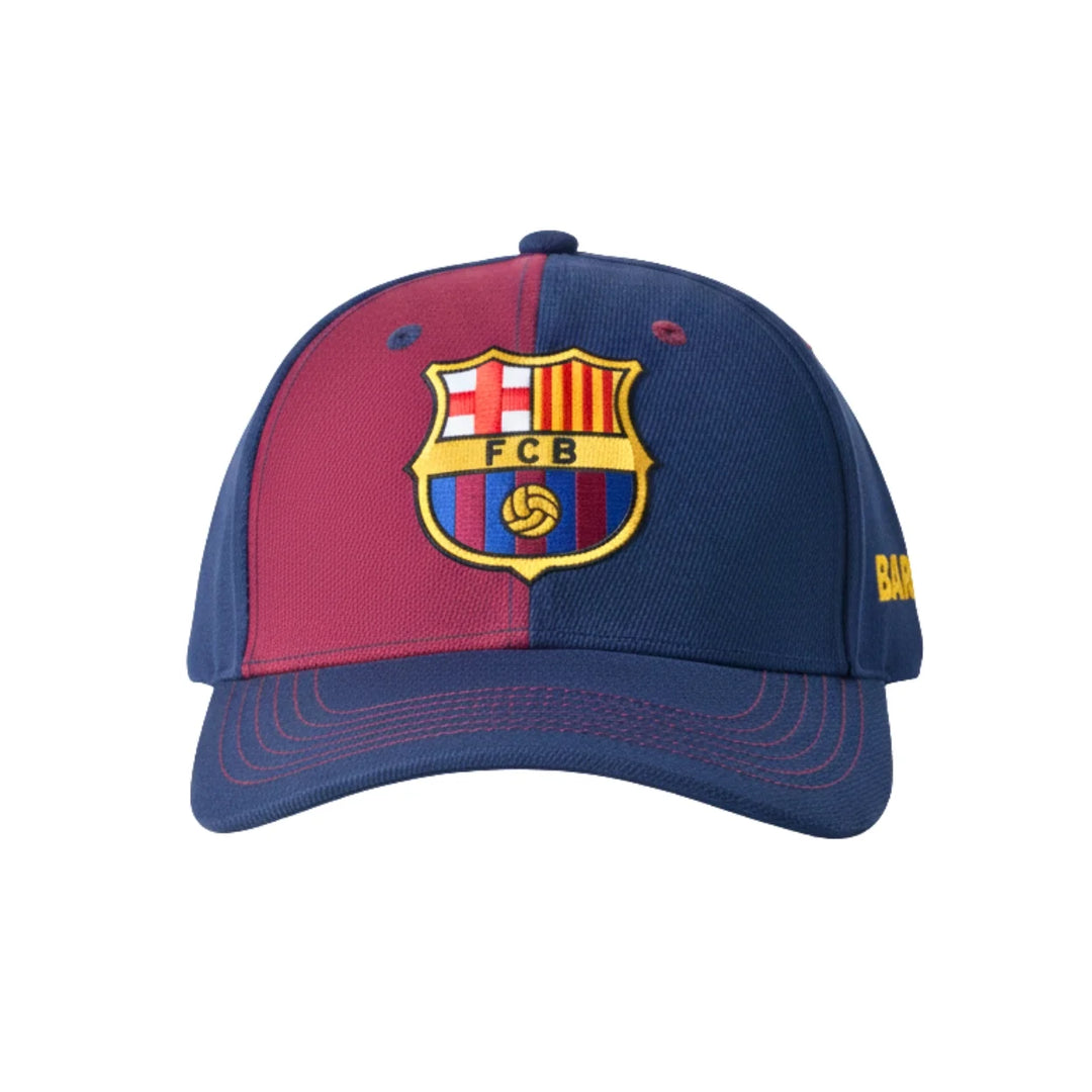 Official FC Barcelona Baseball Cap | Adjustable Blue &amp; Red Barça La Liga Hat
