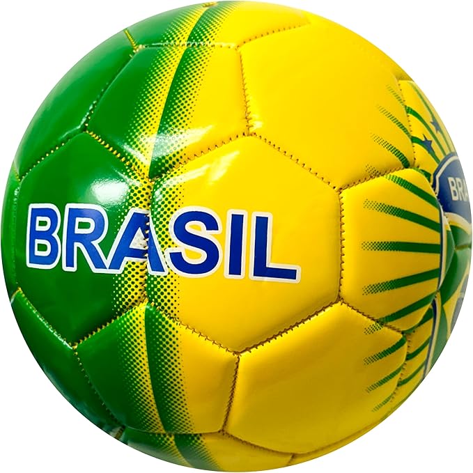 Just 4 Kicks Brasil Mini Soccer Ball (Size 2) image 2