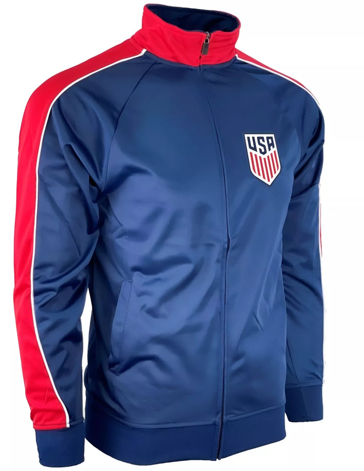 U.S. Soccer Federation Shoulder Stripe Track Jacket - Official Icon Sports image 2