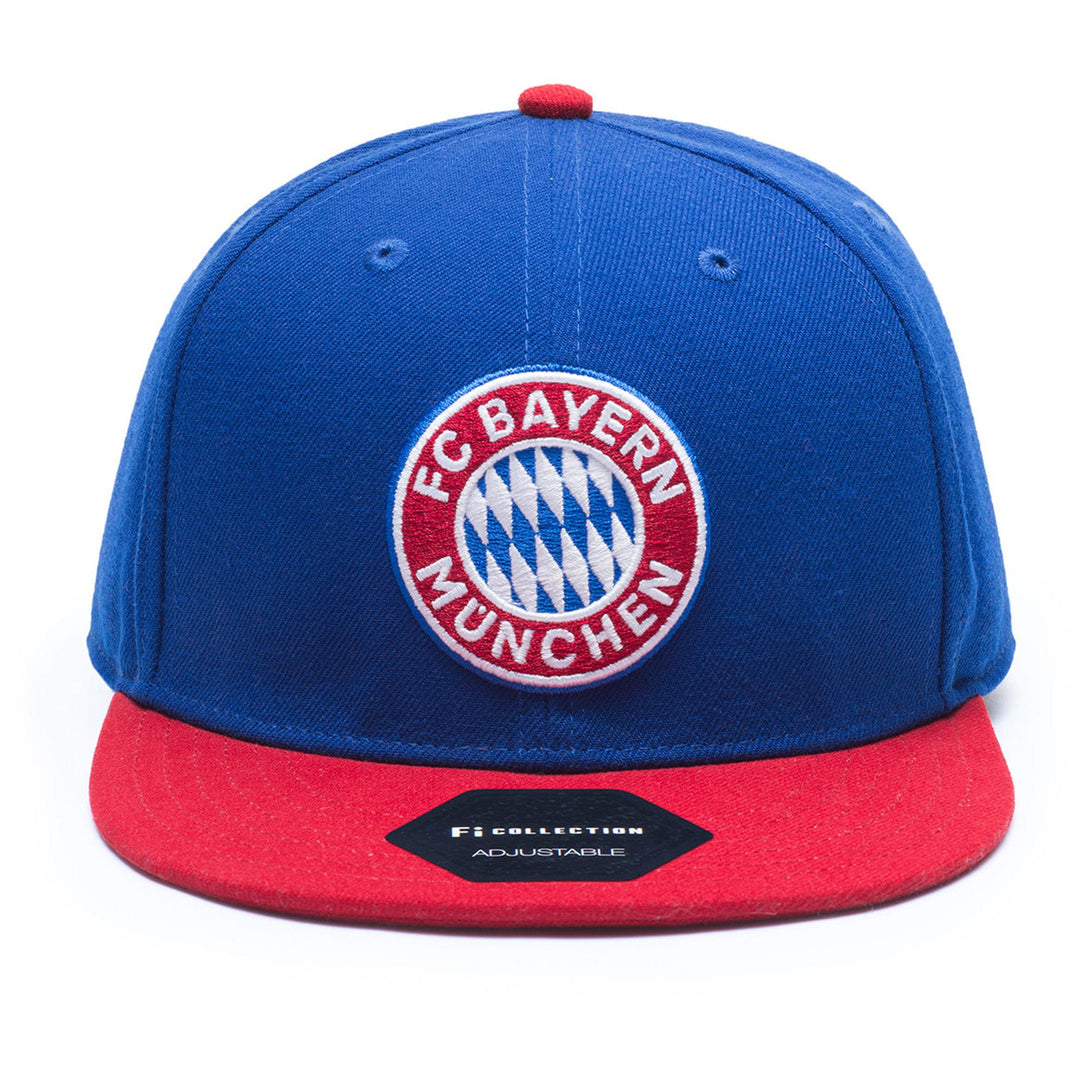 Fan Ink FC Bayern Munich Snapback Hat | Blue &amp; Red Bundesliga Soccer Cap