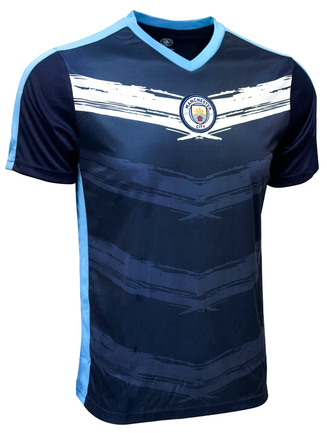 Official Manchester City Brushstroke Crest Jersey - Icon Sports image 2