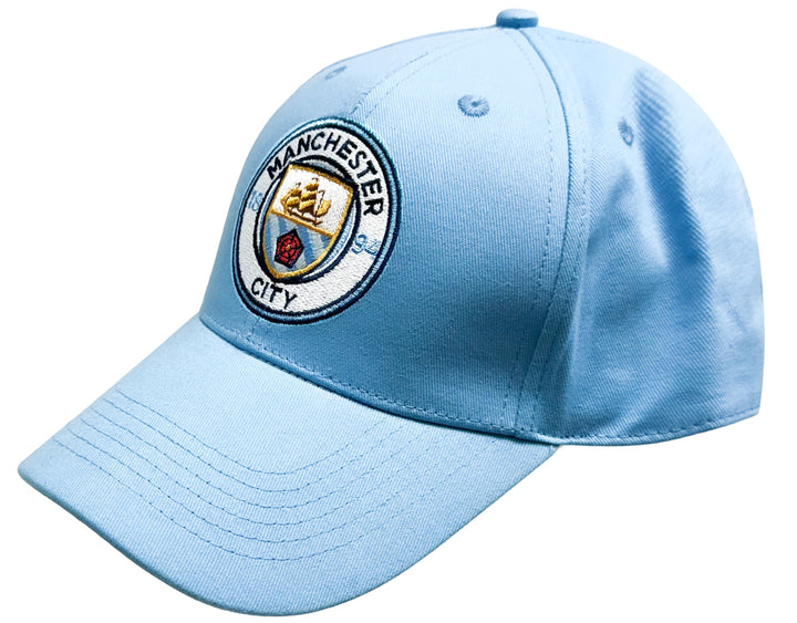 Manchester City FC Fan Ink Crest Adjustable Hat - Officially Licensed image 0