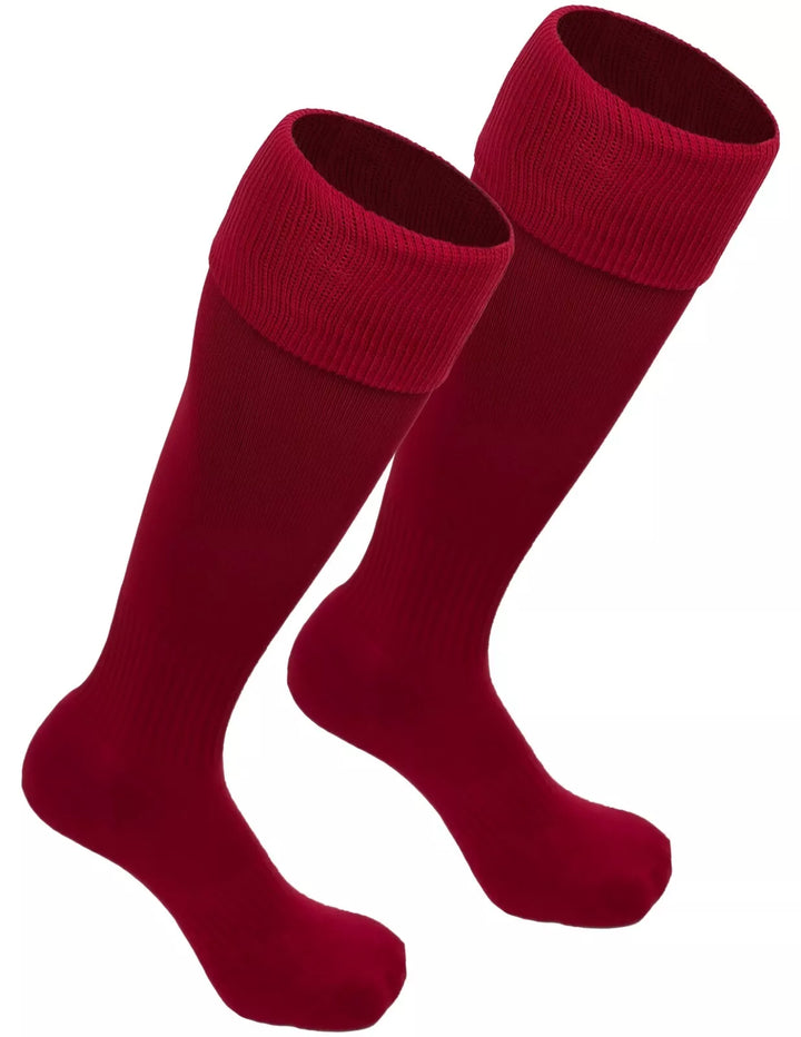 Maroon Soccer Socks - Just 4 Kicks Inc. image 1