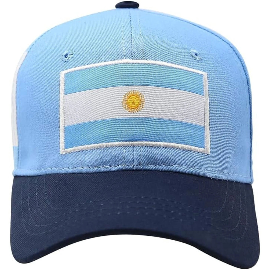 Argentina Flag Fan Baseball Cap - Just 4 Kicks Inc. image 1