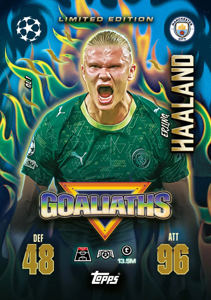 Topps Match Attax Extra 2025-26 UEFA Mega Tin | 45 Cards &amp; 3 Limited Editions