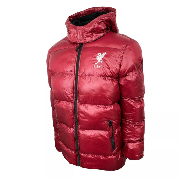 Official Liverpool FC Padded Jacket with Removable Hood - Icon Sports image 0