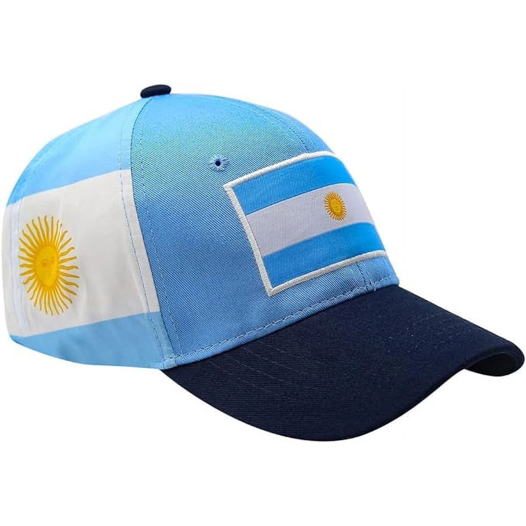 Argentina Flag Fan Baseball Cap - Just 4 Kicks Inc. image 0