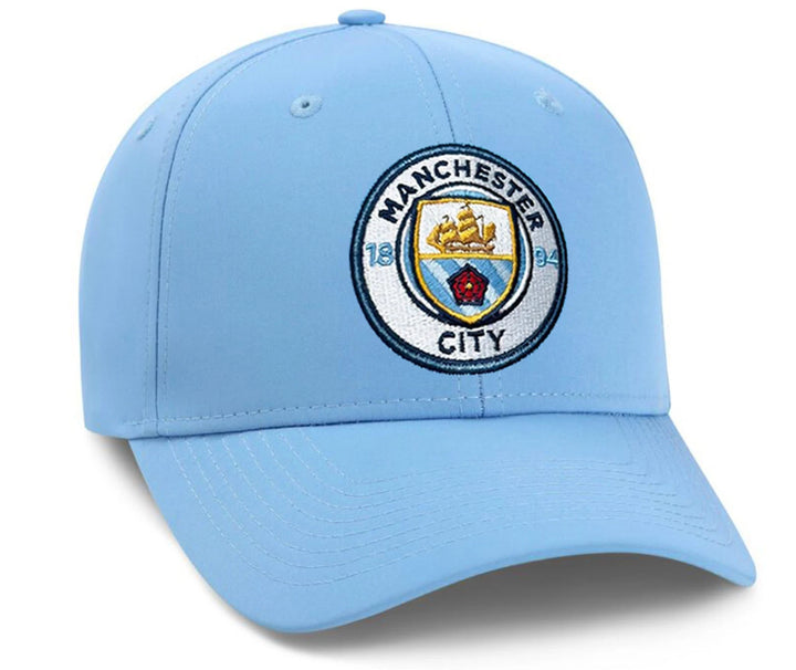 Manchester City FC Fan Ink Crest Adjustable Hat - Officially Licensed image 1