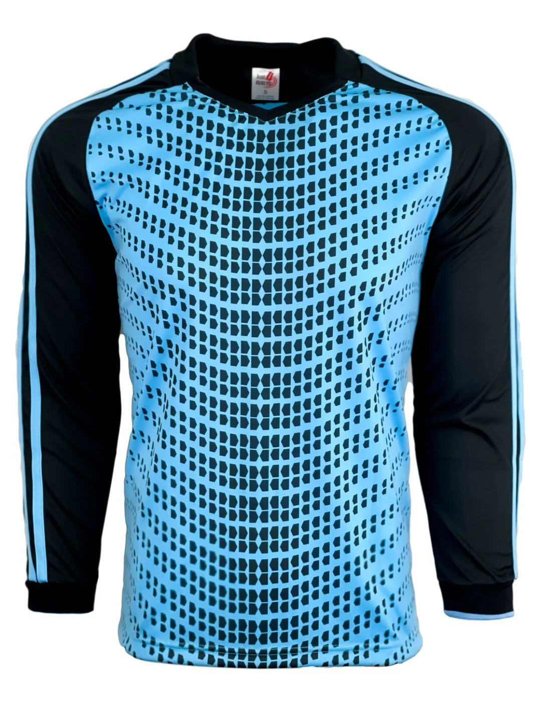 Wave Design Soccer Goalie Jersey - Padded Protection - Just 4 Kicks image 0