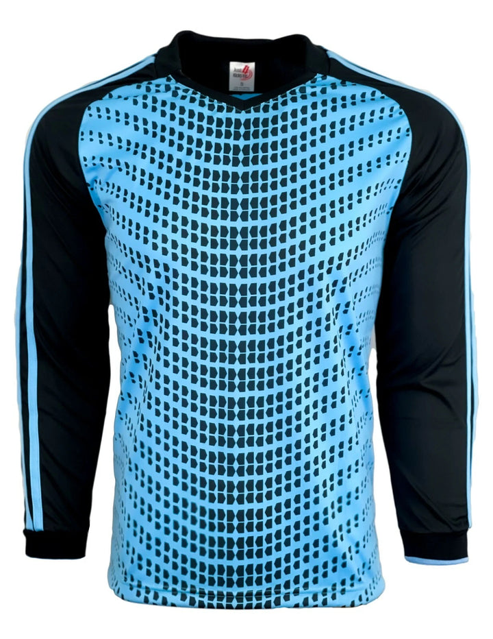 Wave Design Soccer Goalie Jersey - Padded Protection - Just 4 Kicks image 0