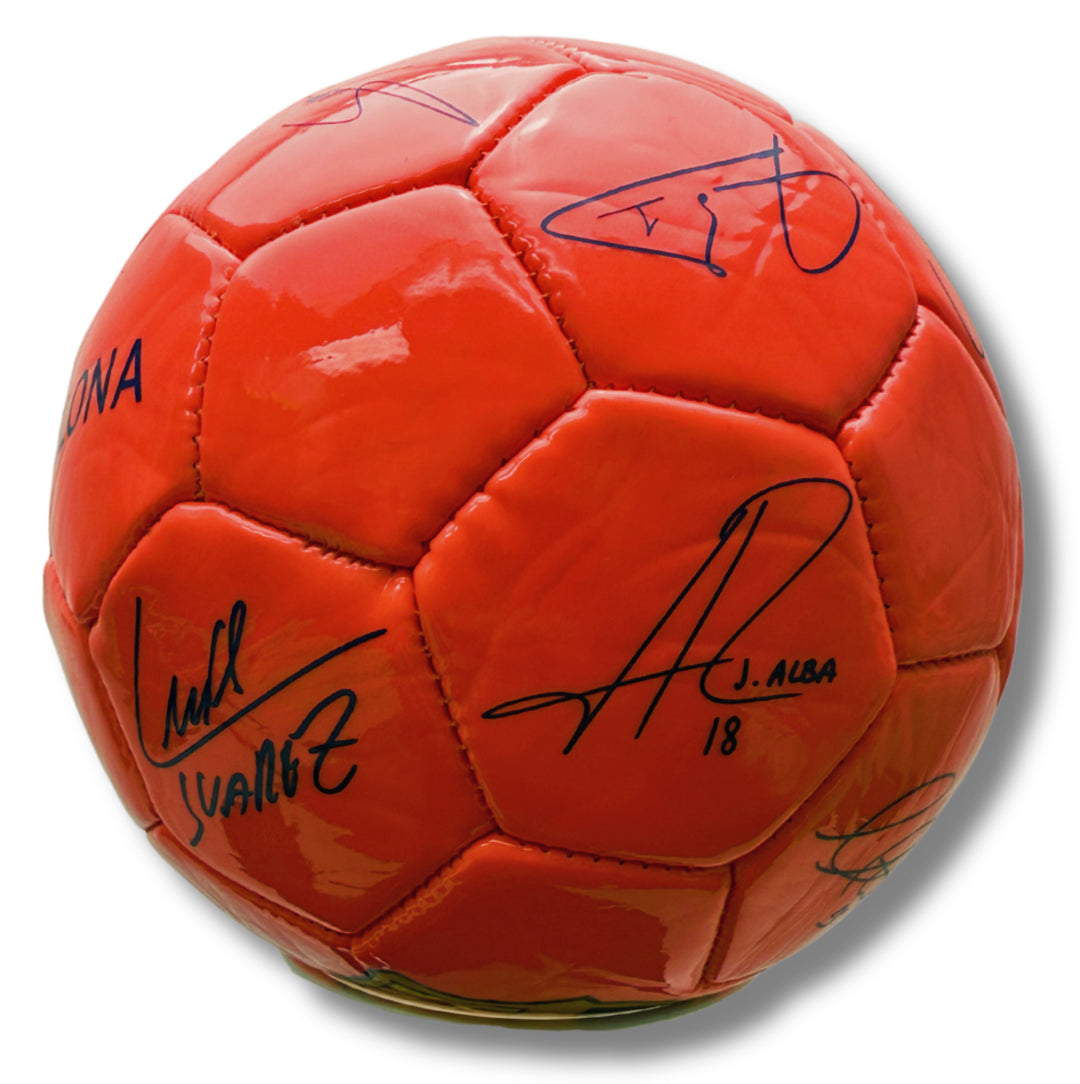 Official FC Barcelona Signature Mini Soccer Ball (Size 2) - Messi &amp; Teammates - image 2