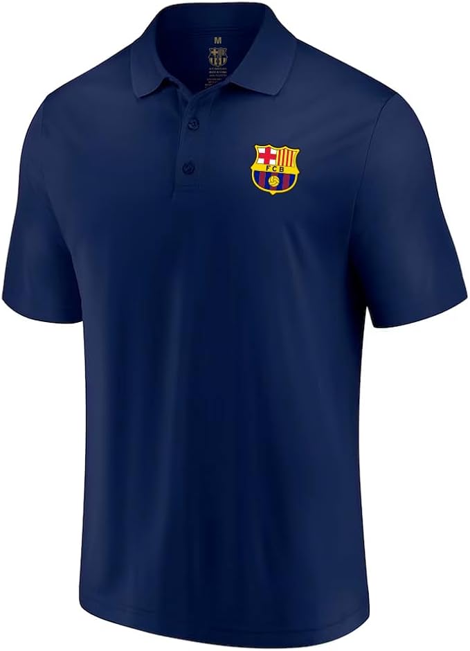 Official FC Barcelona Navy Polo Shirt - Icon Sports image 1
