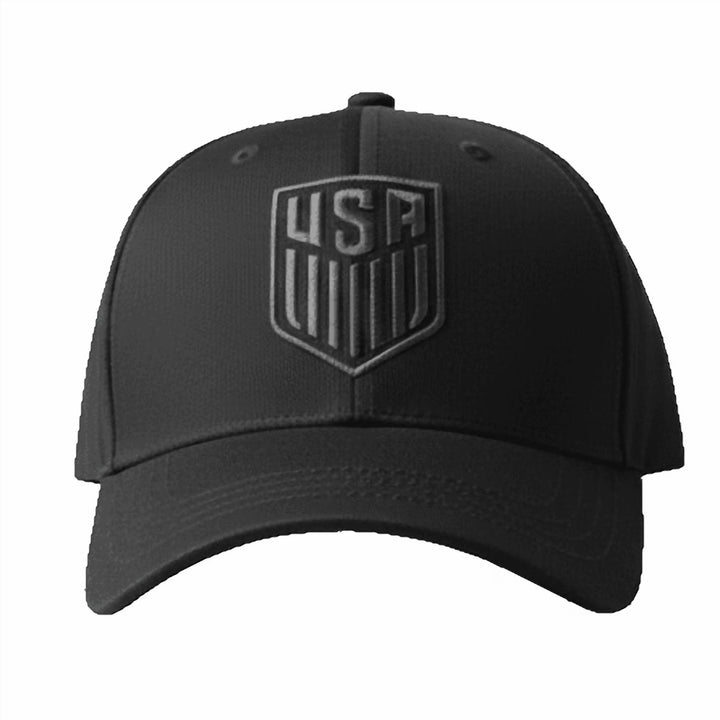 Icon Sports USMNT Official Baseball Cap | Black Adjustable Cotton World Cup Hat