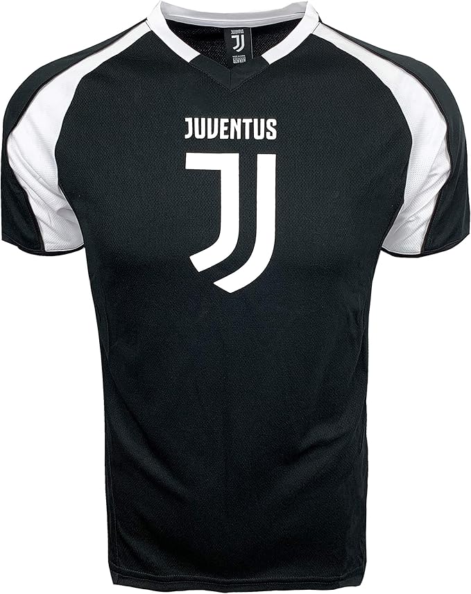 Official Juventus FC "JJ" Black & White Jersey - Icon Sports image 0