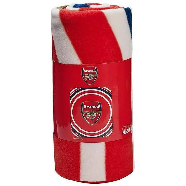 Official Arsenal FC Fleece Throw Blanket - Forever Collectibles image 2