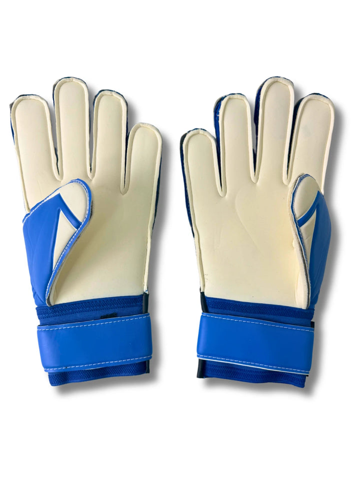 Just 4 Kicks Ultra Grip Goalie Gloves - White &amp; Blue image 1