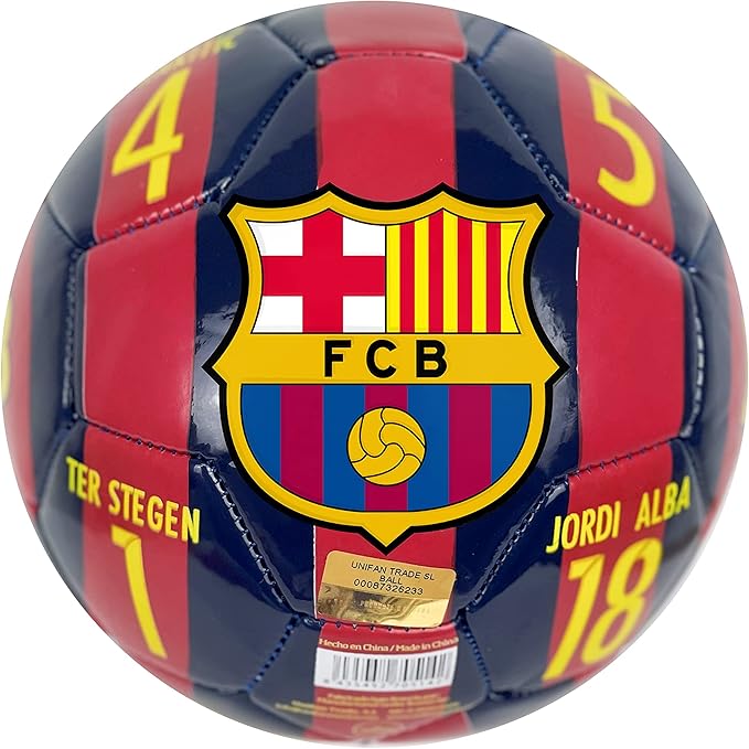Official FC Barcelona Player Edition Mini Soccer Ball (Size 2) image 0