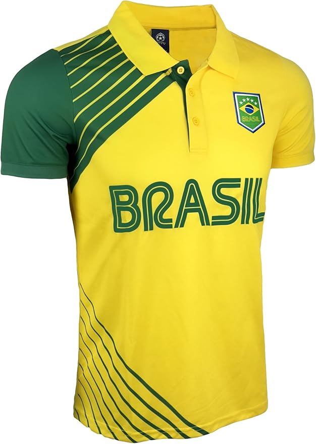 Brasil Fan Pride Polo Jersey - Just 4 Kicks Inc. image 0