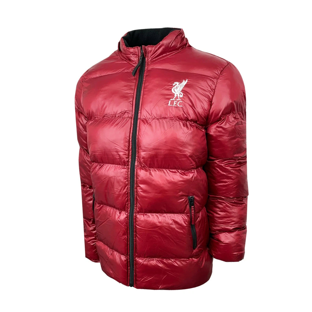 Official Liverpool FC Padded Jacket with Removable Hood - Icon Sports image 1