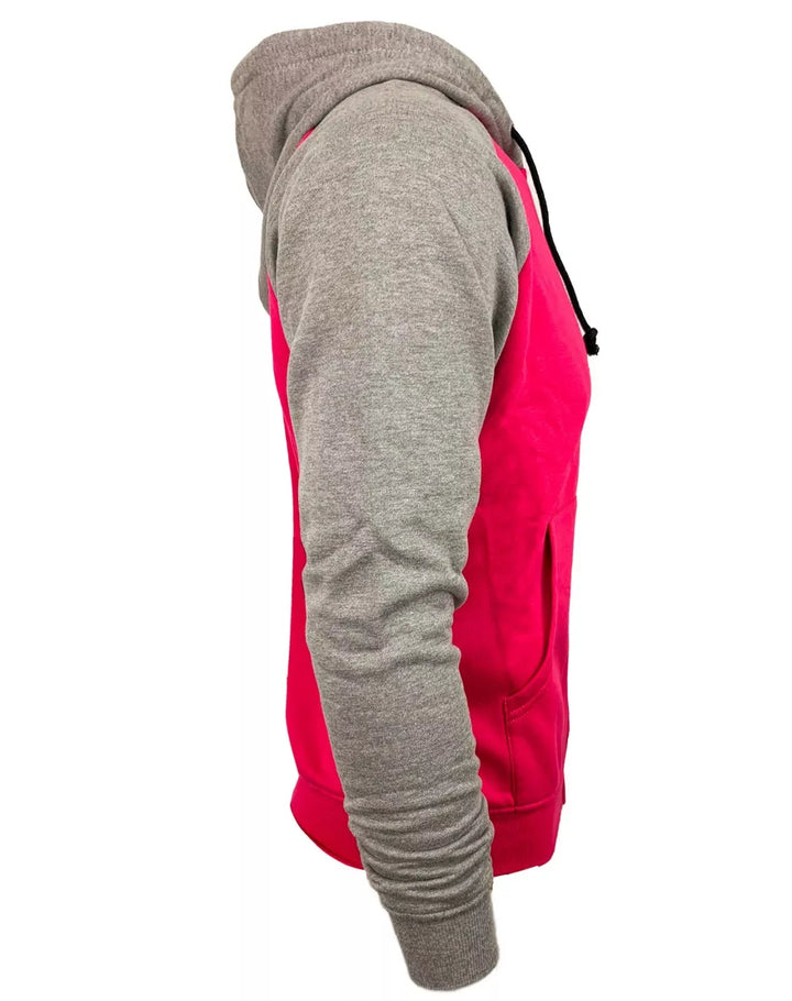 Official Real Madrid Rhinox Lightweight Hooded Sweatshirt - Pink image 2