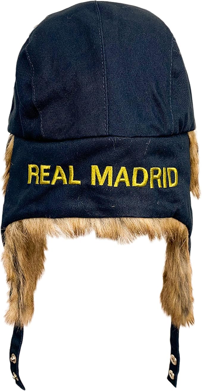 Official Real Madrid Faux Fur Trapper Hat - Icon Sports image 2