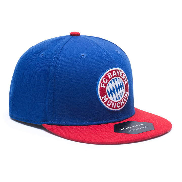 Fan Ink FC Bayern Munich Snapback Hat | Blue &amp; Red Bundesliga Soccer Cap