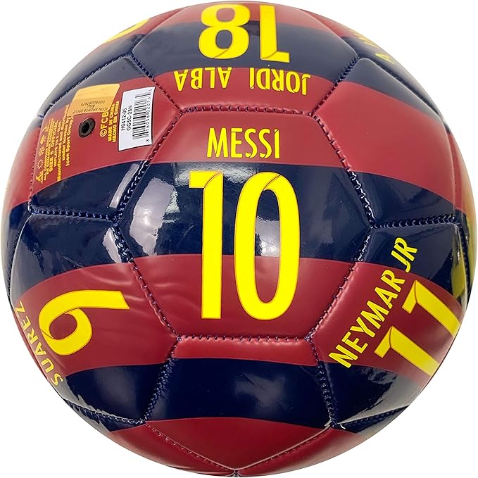Official FC Barcelona Player Edition Soccer Ball (Size 5) - Featuring Messi image 1