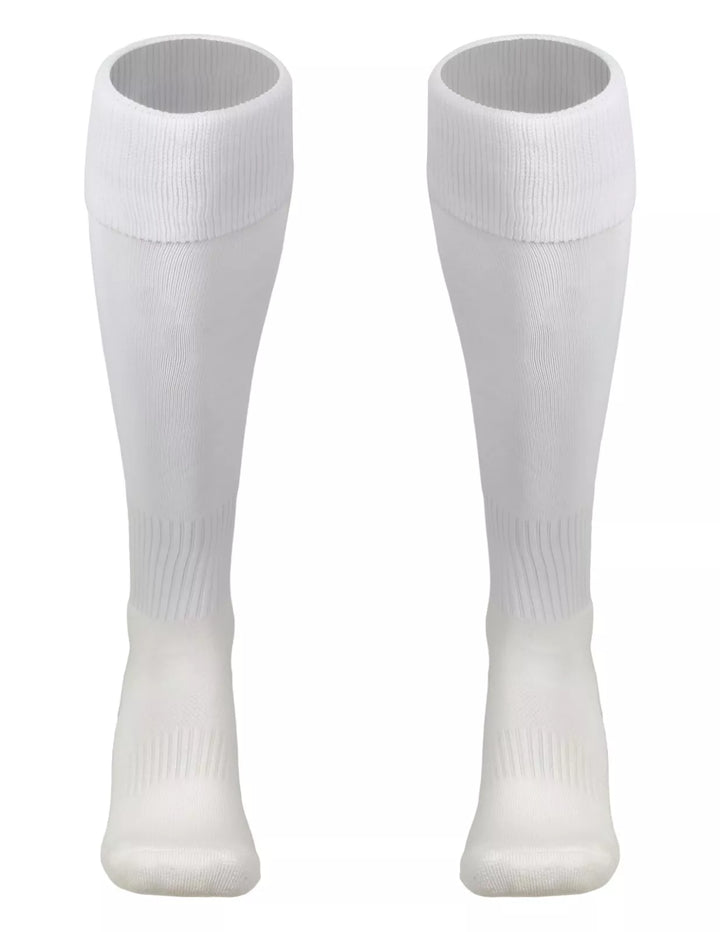 White Soccer Socks - Just 4 Kicks Inc. image 2