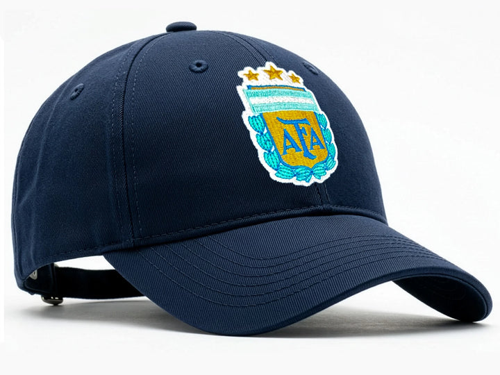 Icon Sports Argentina AFA Lionel Messi 10 Adjustable Cotton Hat | Navy World Cup Cap
