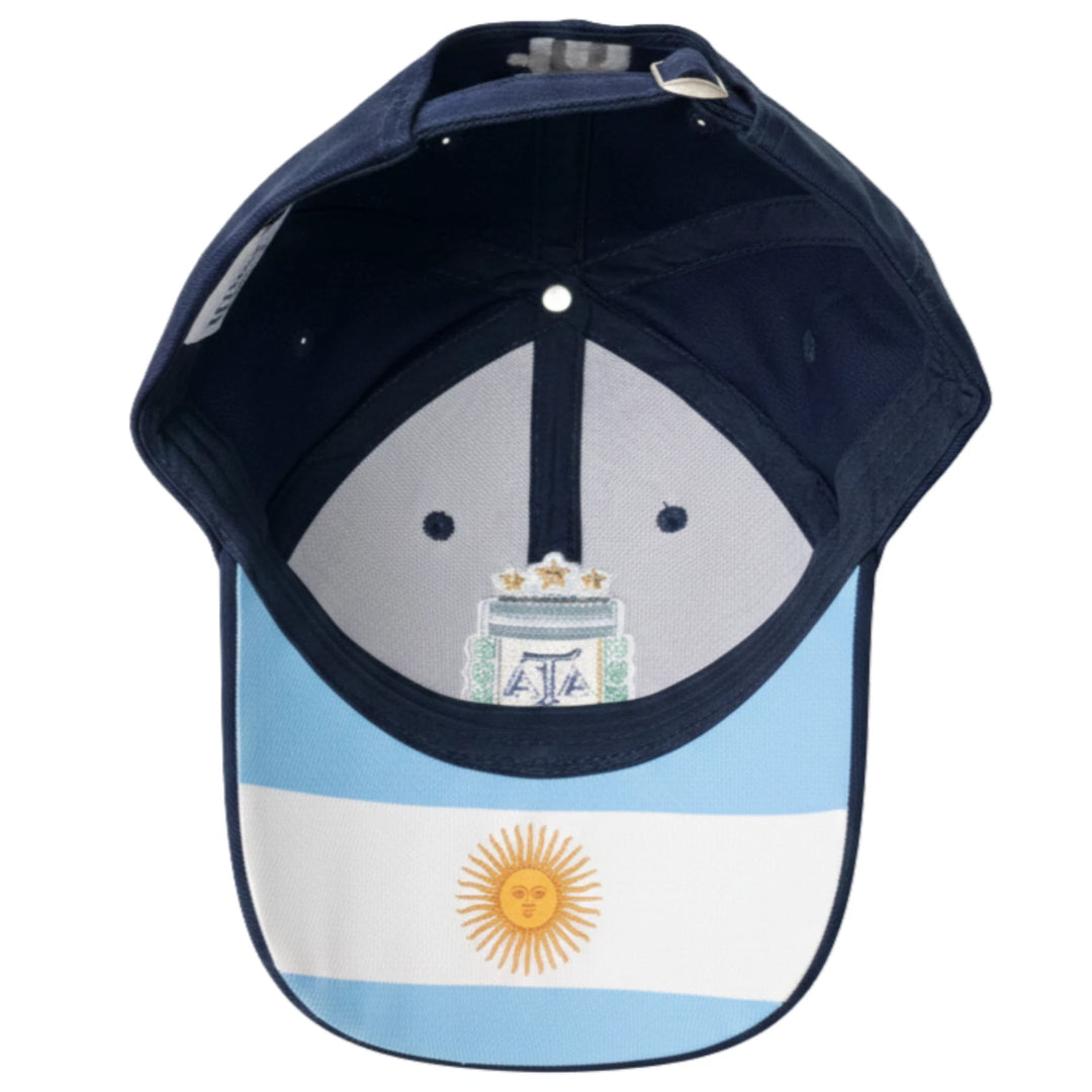 Icon Sports Argentina AFA Lionel Messi 10 Adjustable Cotton Hat | Navy World Cup Cap