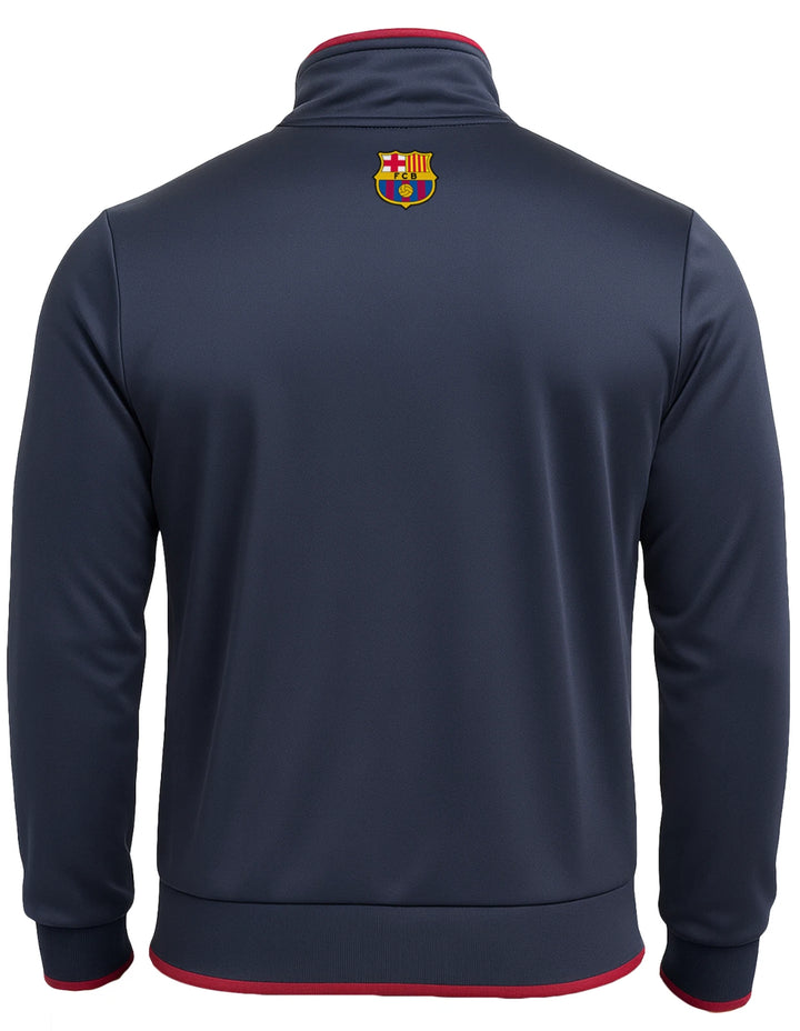 Official FC Barcelona Track Jacket | Blue &amp; Red Barça Full-Zip La Liga Apparel