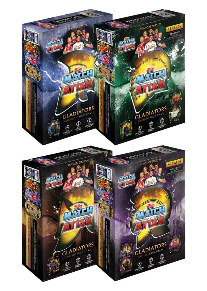 Topps UCC Match Attax 2025/26 Champions League Trading Cards | Mega Tins
