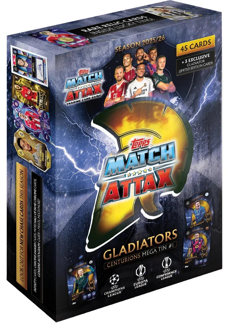 Topps UCC Match Attax 2025/26 Champions League Trading Cards | Mega Tins