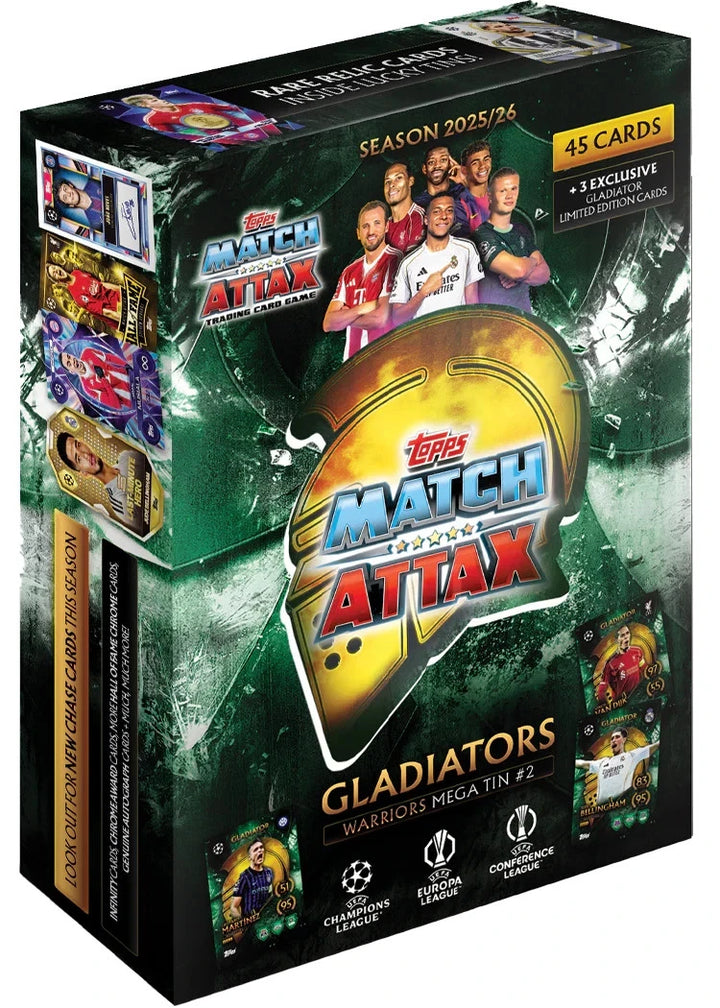 Topps UCC Match Attax 2025/26 Champions League Trading Cards | Mega Tins