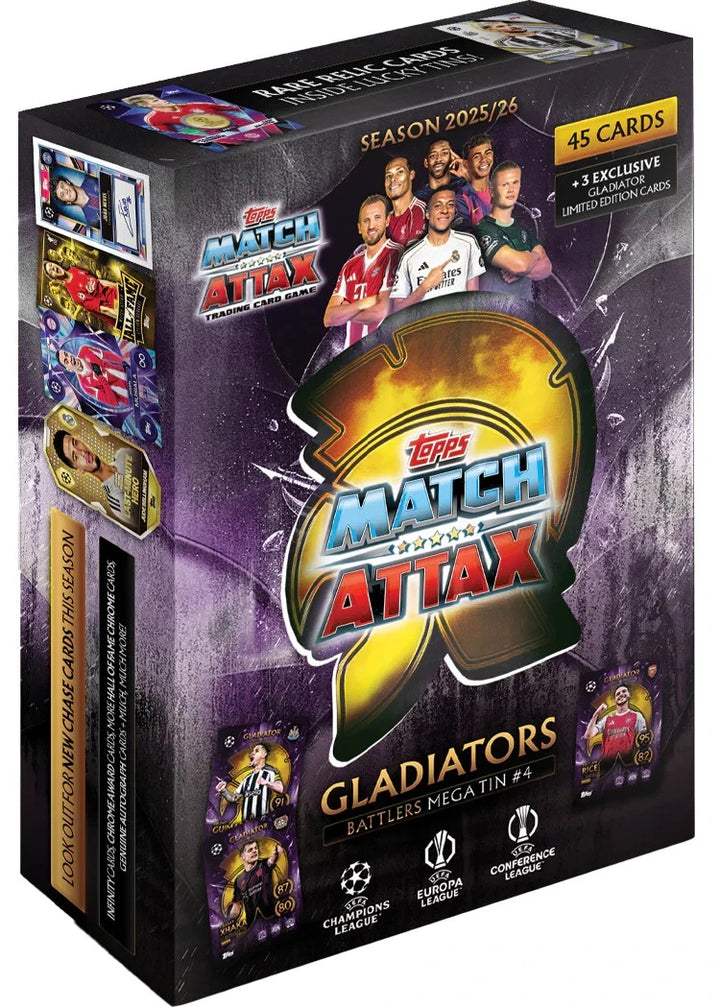 Topps UCC Match Attax 2025/26 Champions League Trading Cards | Mega Tins