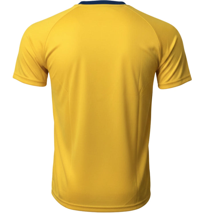 J4K Colombia Soccer Jersey | Youth Yellow &amp; Blue Flag Fan Shirt | YXS-YXL