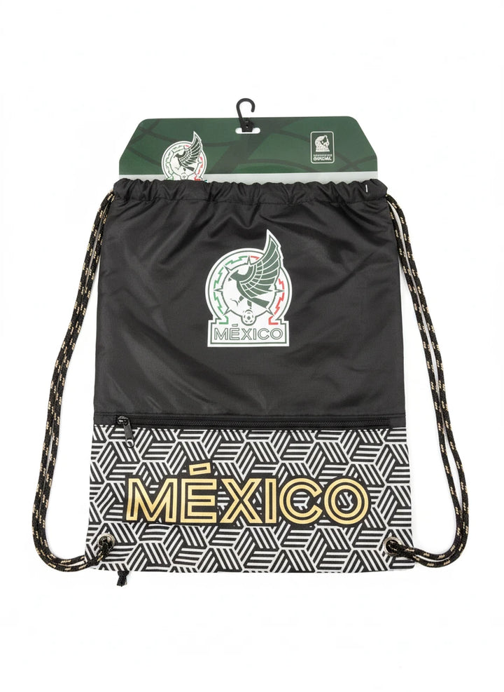 Icon Sports Mexico Official Licensed Drawstring Bag | Green World Cup Gym Sack