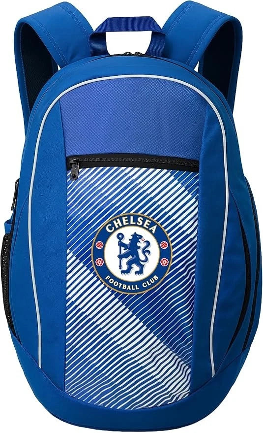 Icon Sports Chelsea FC Official Backpack | Royal Blue EPL Licensed School Bag