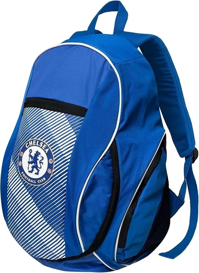 Icon Sports Chelsea FC Official Backpack | Royal Blue EPL Licensed School Bag